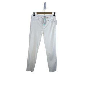 Stitch Fix Lakeview Denim Alex Skinny Jeans White Nautical Coastal Old Money 4